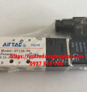 Van Điện Từ Airtac 4V110-06, van solenoid airtac 4V110-06