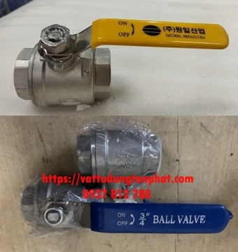 VAN GẠT INOX PHI 27MM - VAN BI INOX PHI 27MM