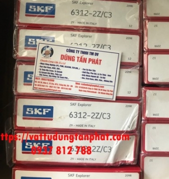 VÒNG BI SKF 6312-2Z/C3, BẠC ĐẠN SKF 6312-2Z/C3